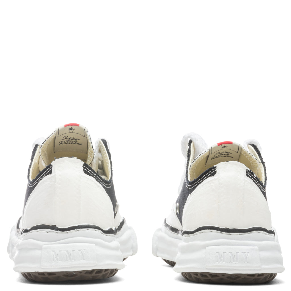 Peterson Low OG Sole Rubber Painted Canvas Sneaker - Black/White