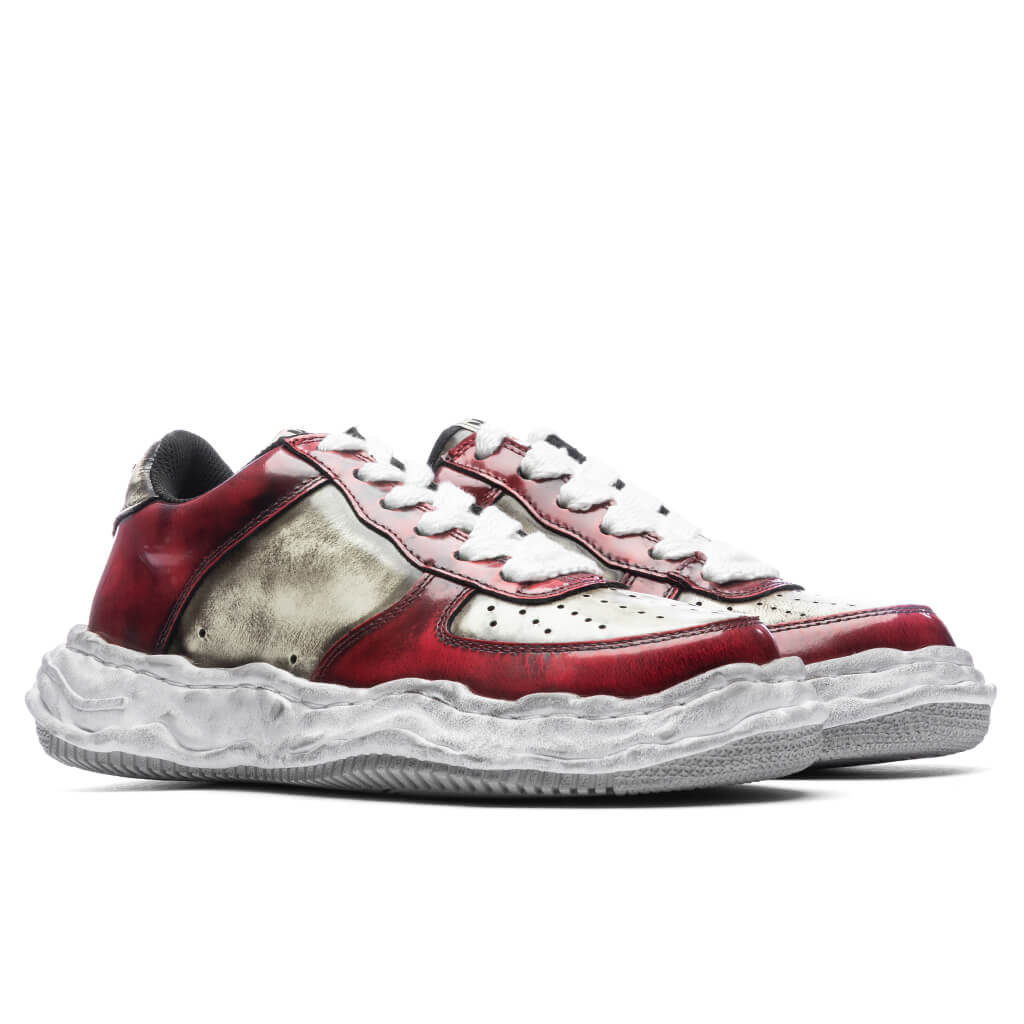 Wayne Brushed Patent Leather Low - Red