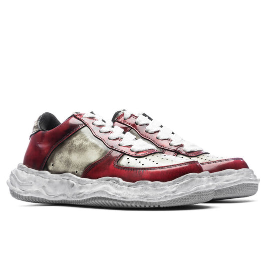Wayne Brushed Patent Leather Low - Red