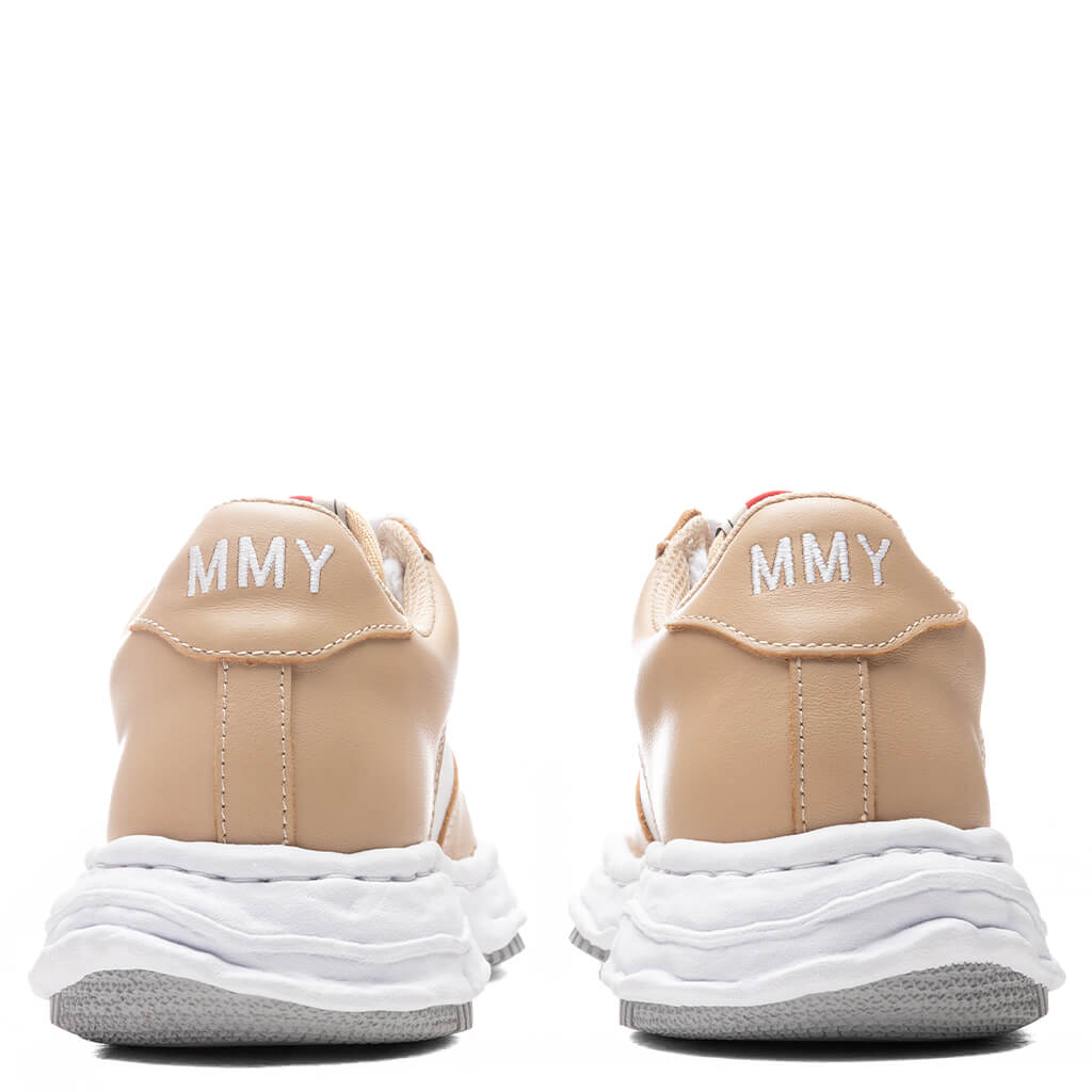 Wayne Low OG Sole Leather Sneaker - Beige/White
