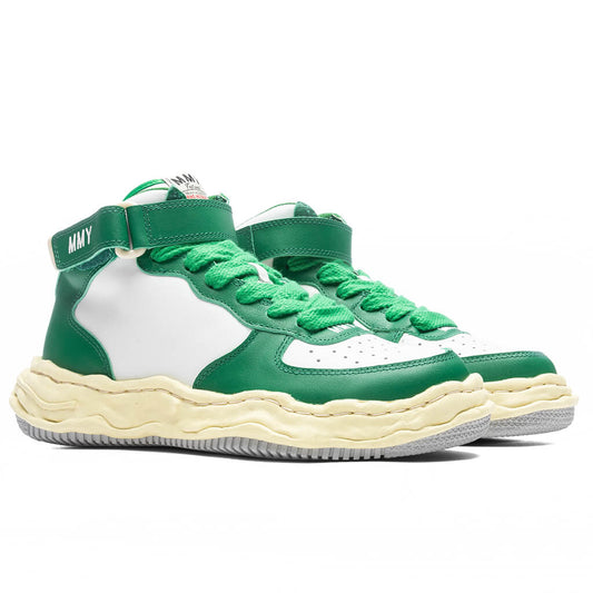 Wayne Vintage Color Sole Leather High - Green/White