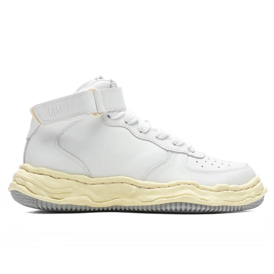 Wayne Vintage Color Sole Leather High - White