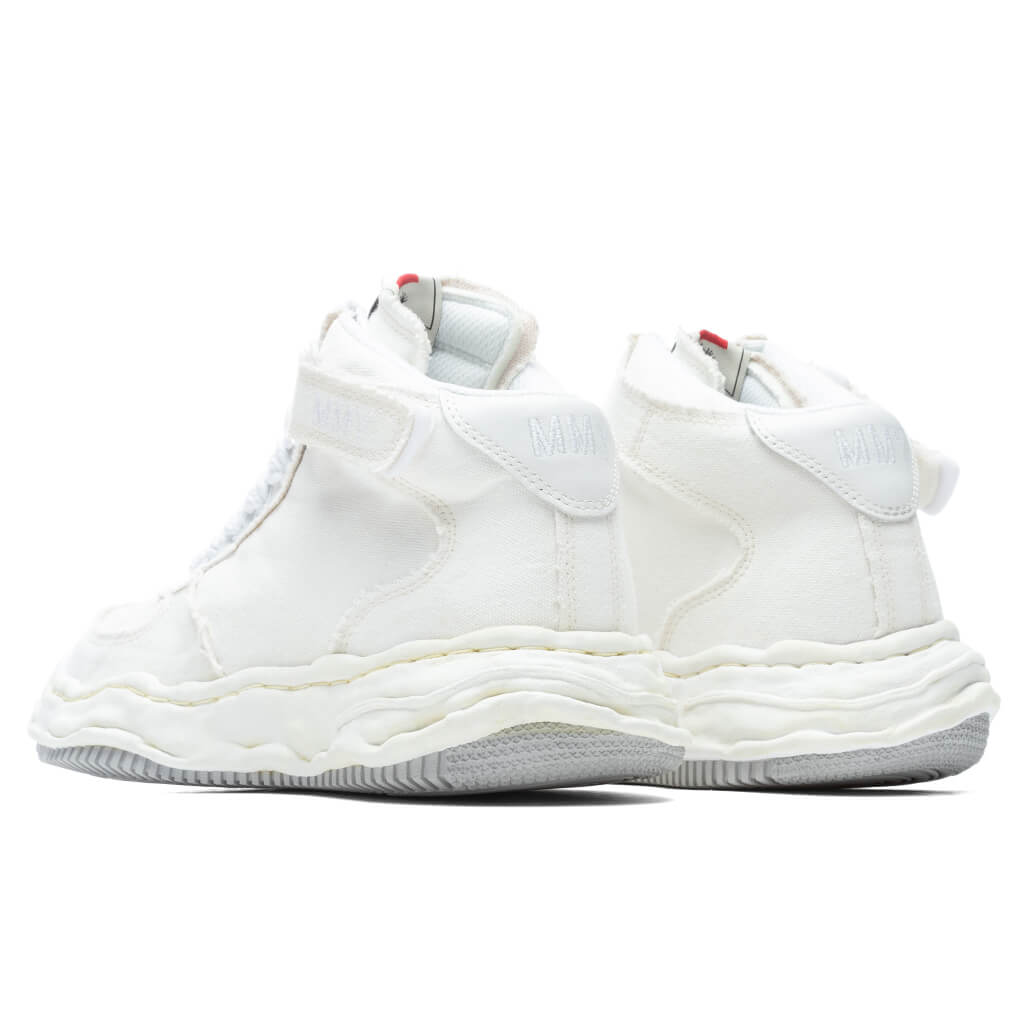 Wayne High OG Sole Washed Canvas Sneaker - White
