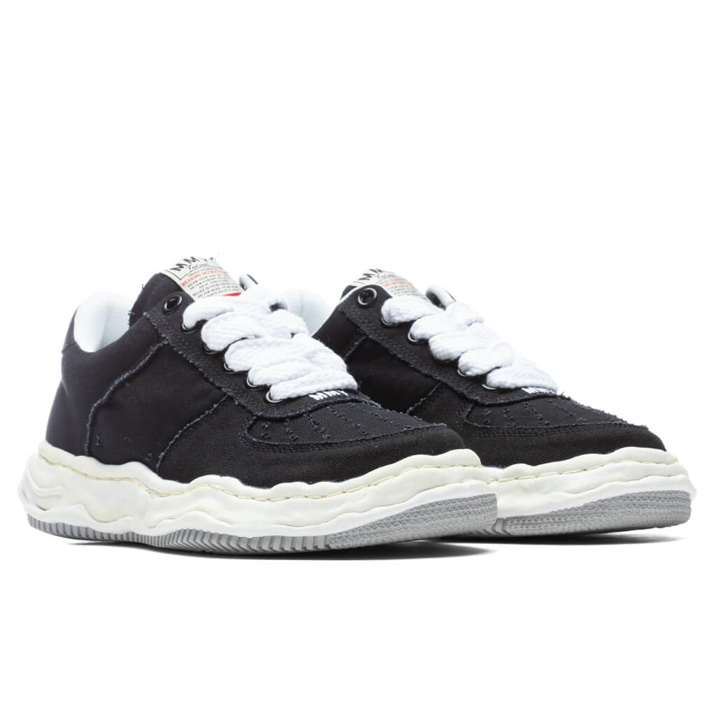 Wayne Low OG Sole Washed Canvas Sneaker - Black
