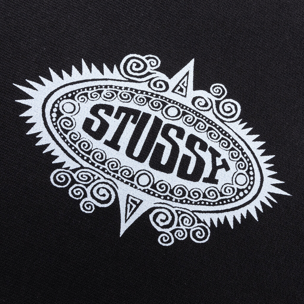Mantra Zip Hoodie - Black