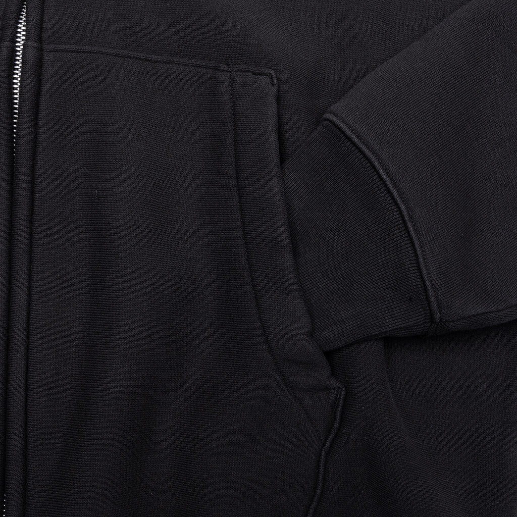 Mantra Zip Hoodie - Black