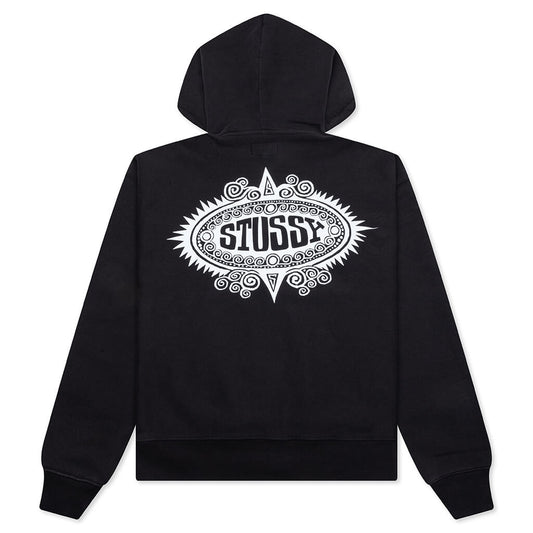 Mantra Zip Hoodie - Black