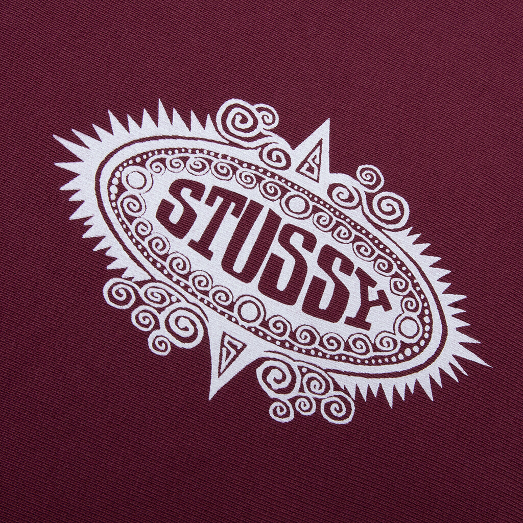 Mantra Zip Hoodie - Burgundy
