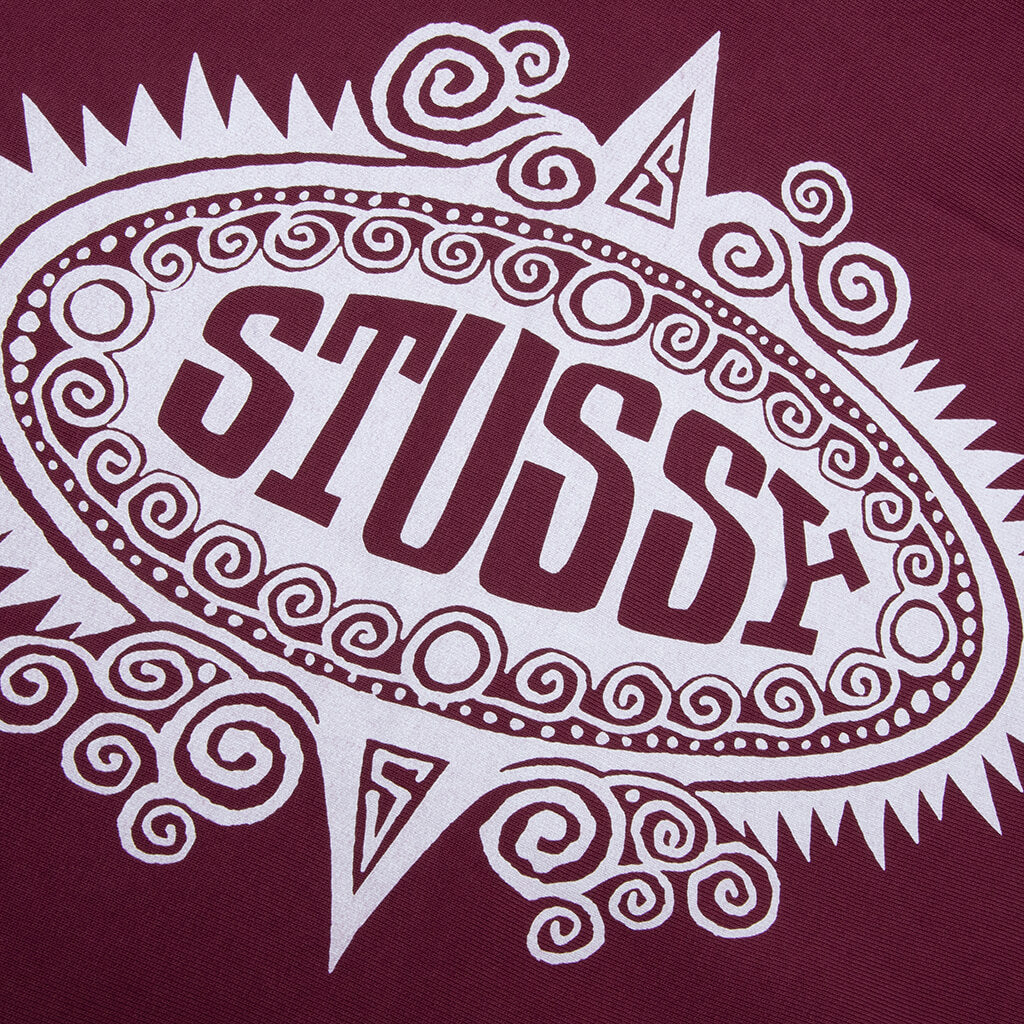 Mantra Zip Hoodie - Burgundy