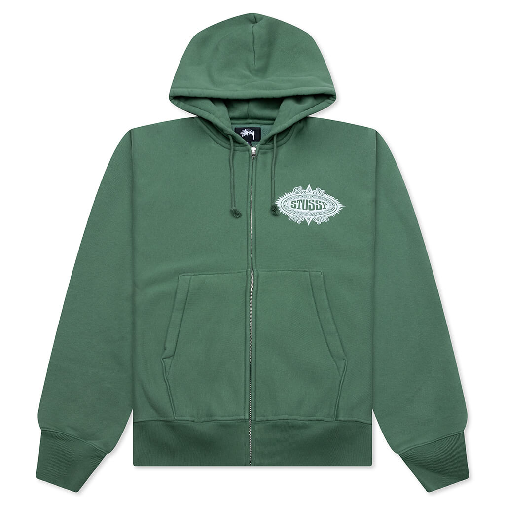 Mantra Zip Hoodie - Green
