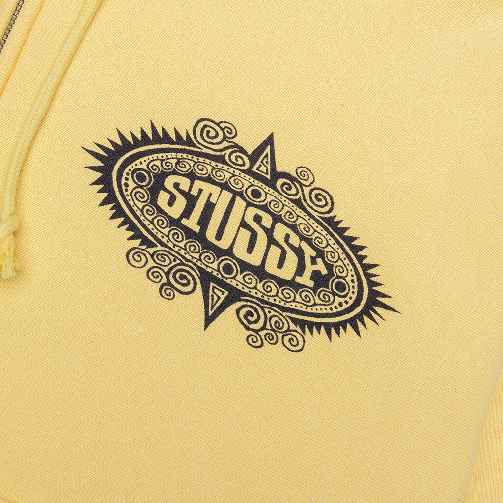Mantra Zip Hoodie - Yellow