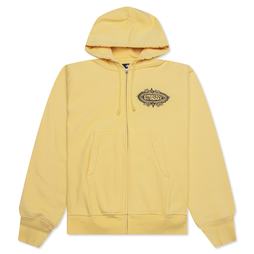 Mantra Zip Hoodie - Yellow