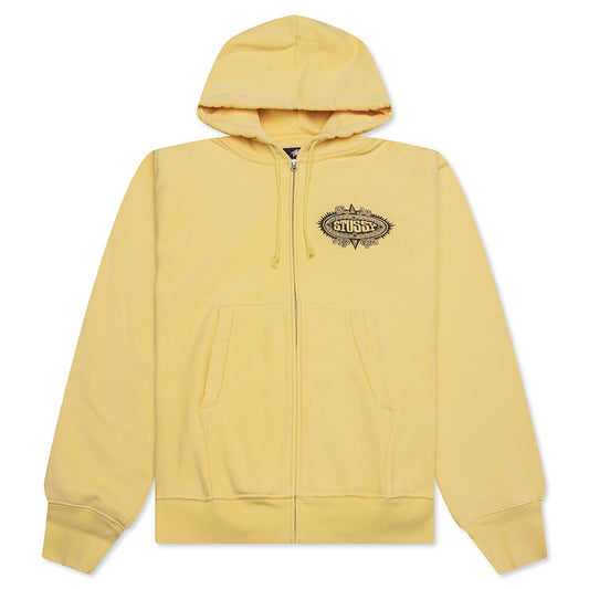 Mantra Zip Hoodie - Yellow