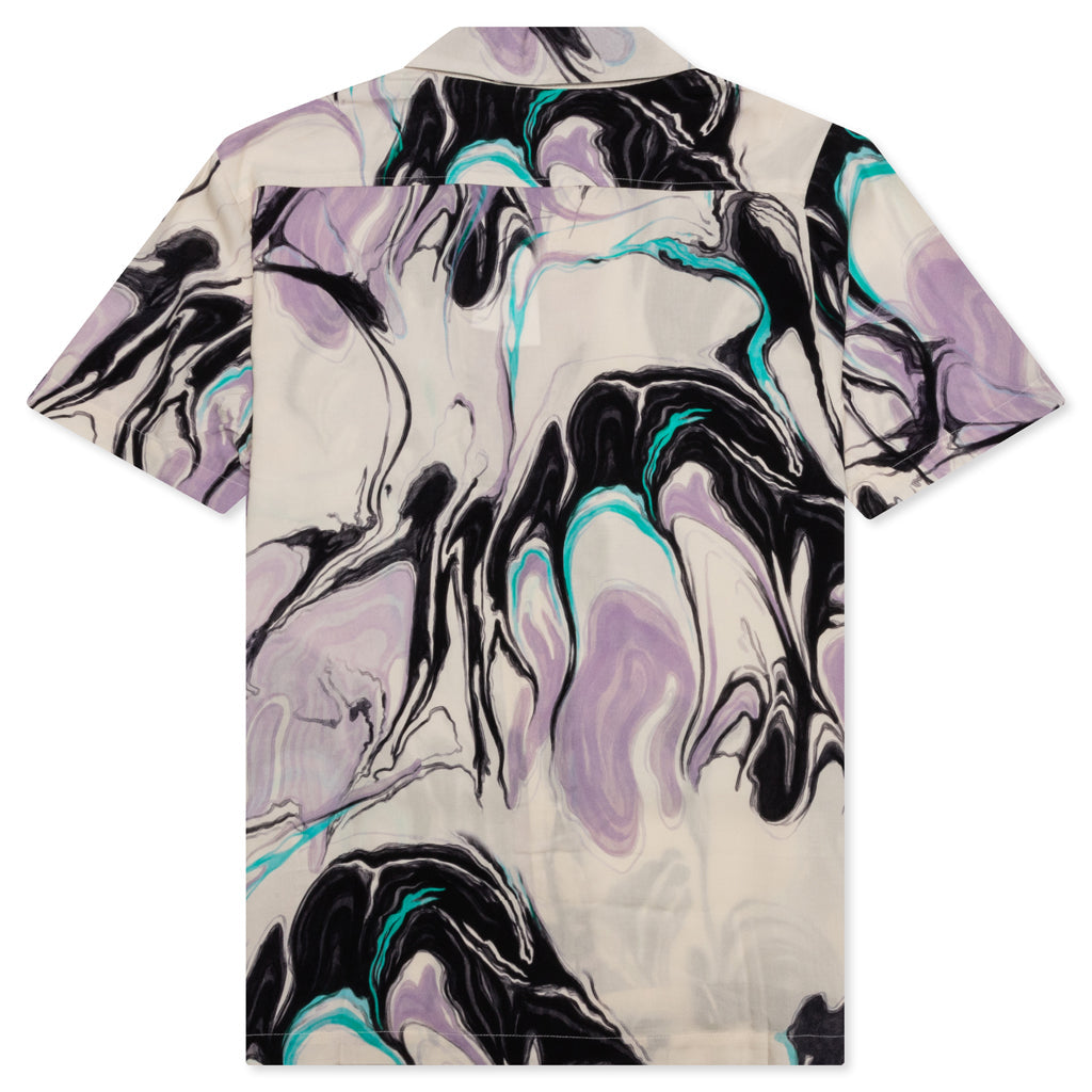 Marbling S/S Shirt - Whisper White