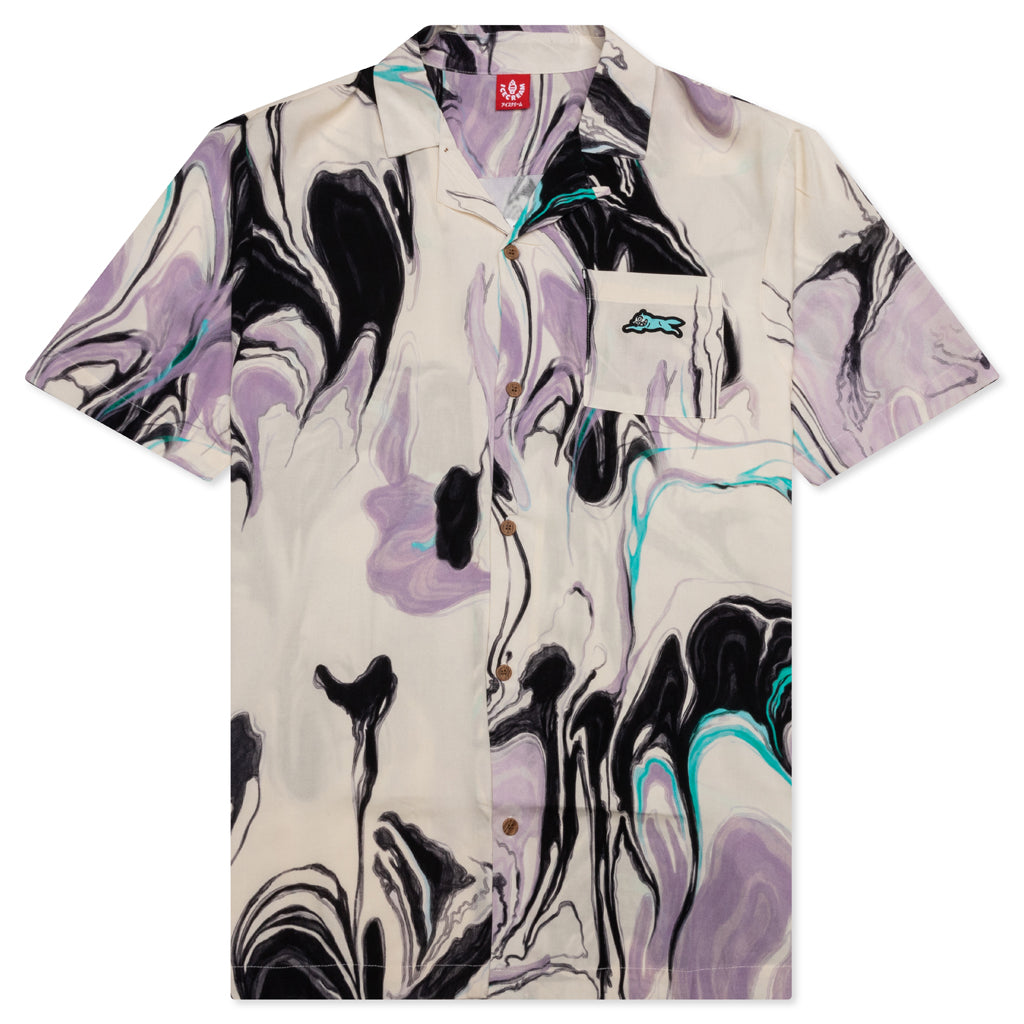 Marbling S/S Shirt - Whisper White