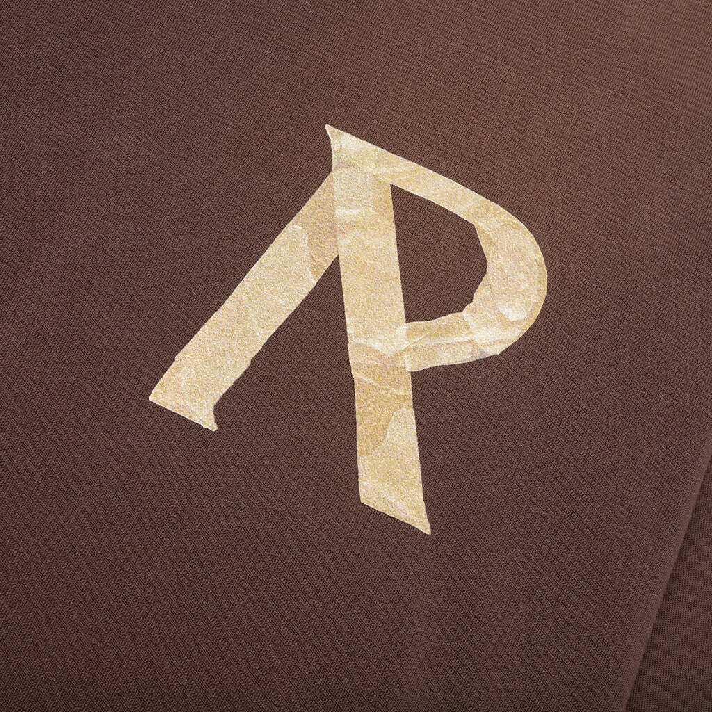 Masking Tape Initial L/S T-Shirt - Cedar