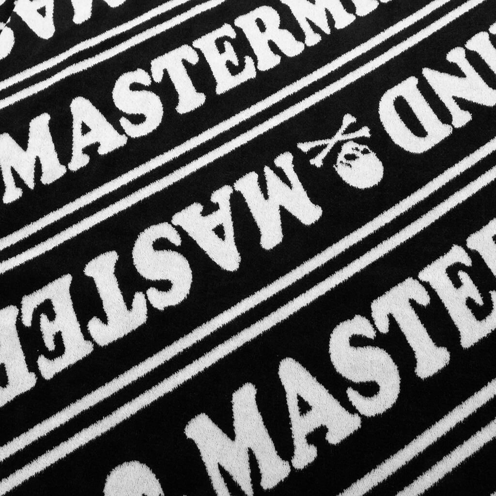2 Color Velour T-Shirt - Black x White