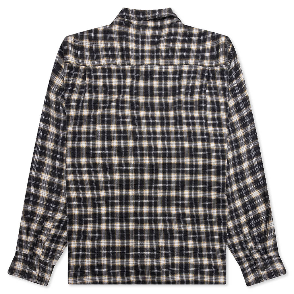 Matthew Plaid Shirt - Black
