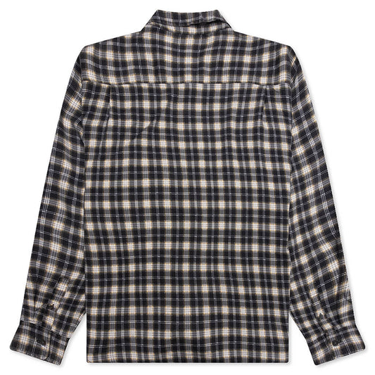 Matthew Plaid Shirt - Black