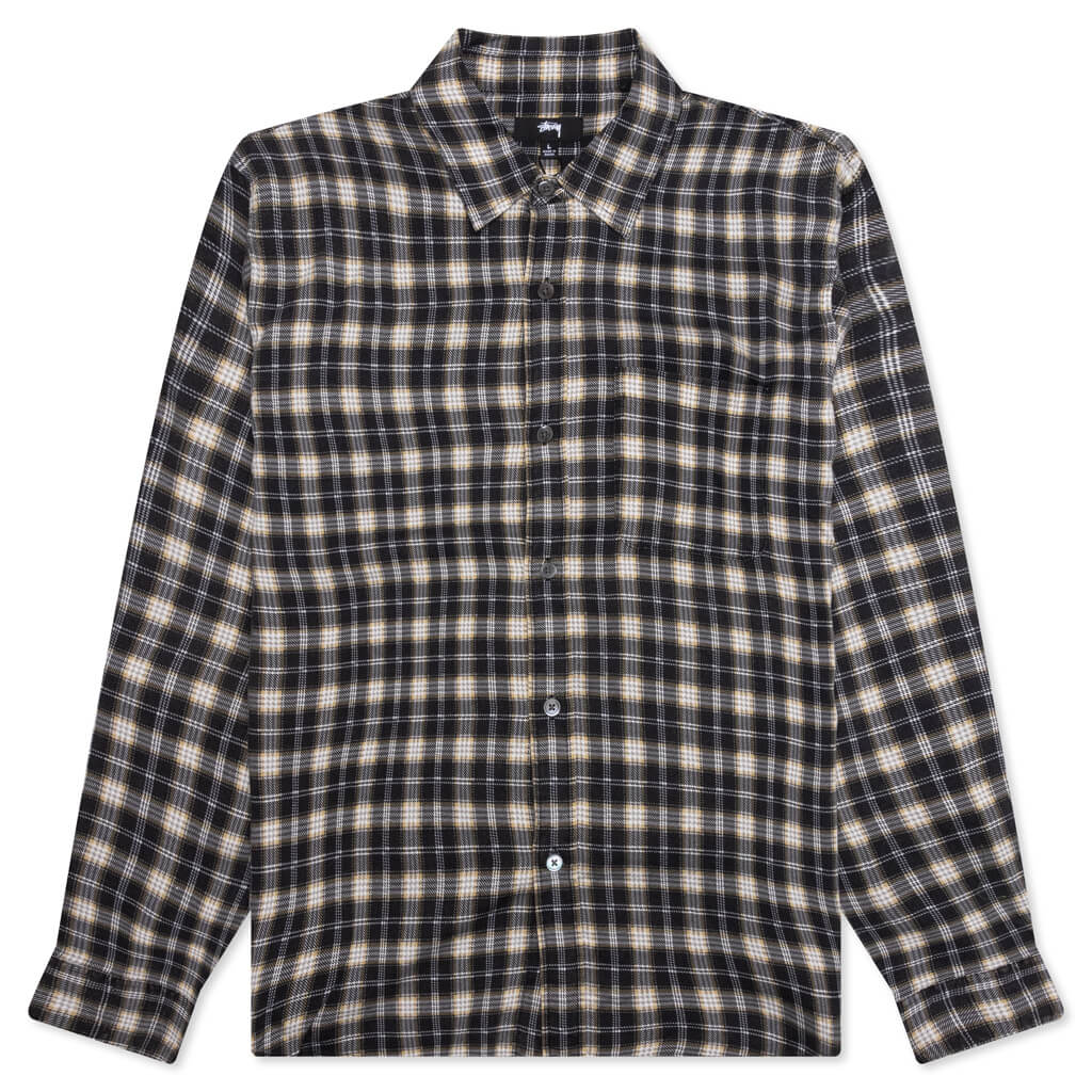 Matthew Plaid Shirt - Black