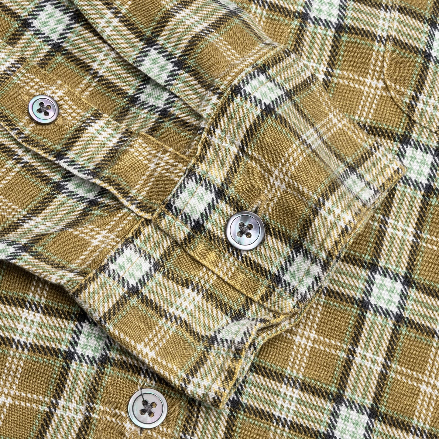 Matthew Plaid Shirt - Gold