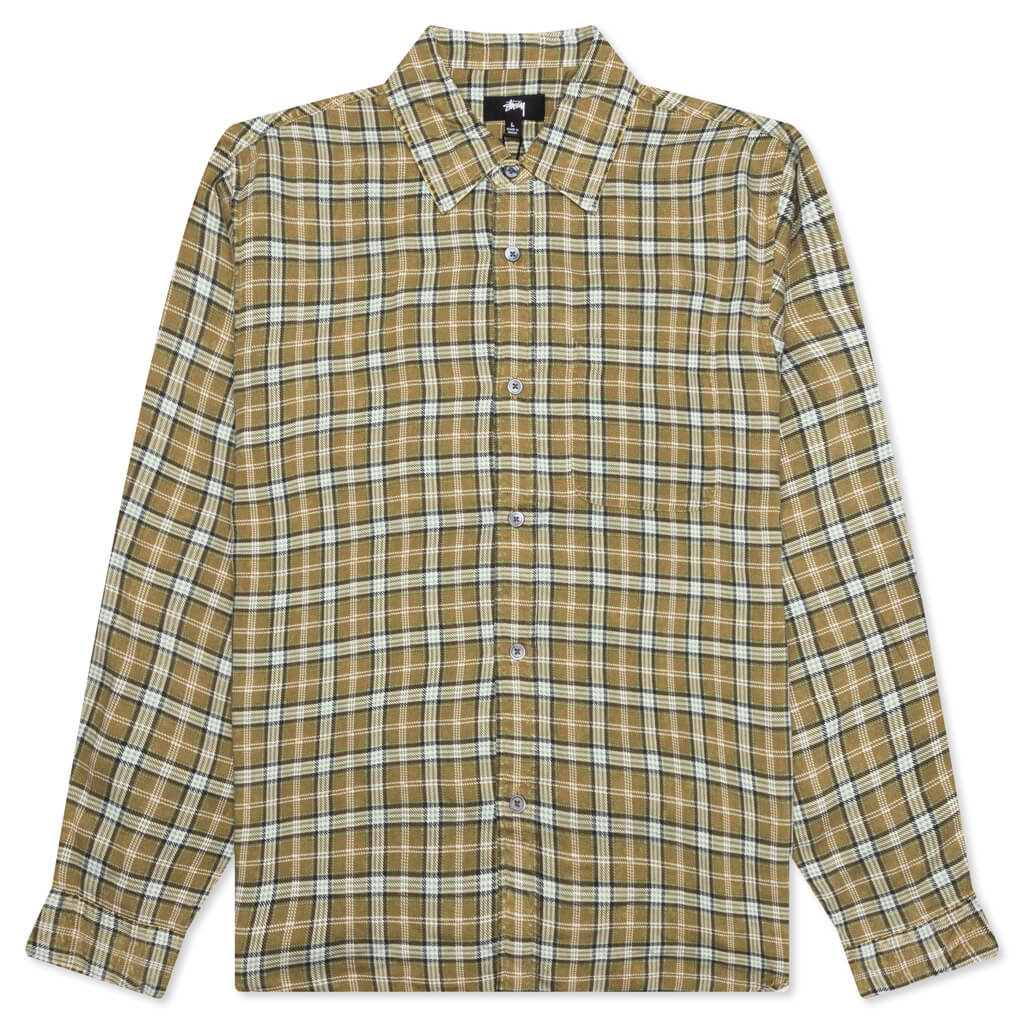 Matthew Plaid Shirt - Gold