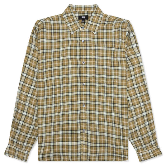 Matthew Plaid Shirt - Gold