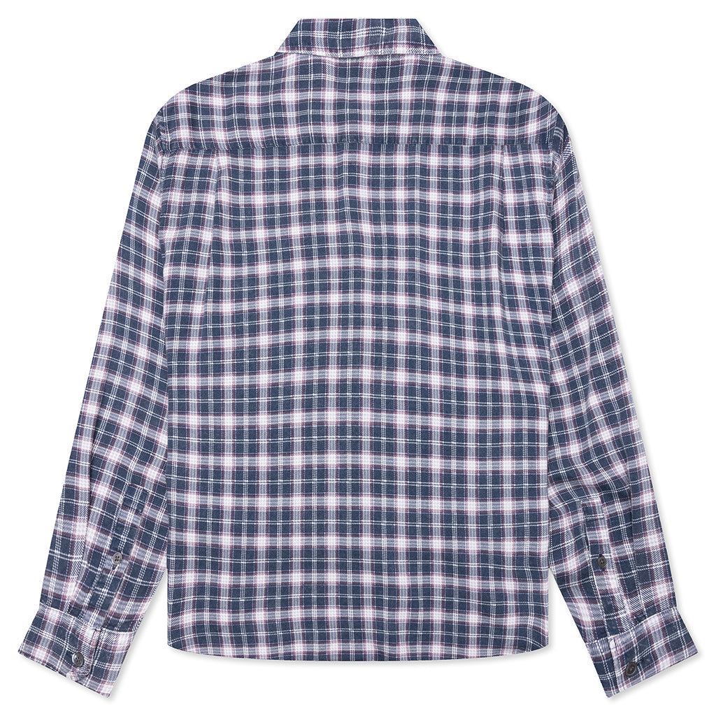 Matthew Plaid Shirt - Navy
