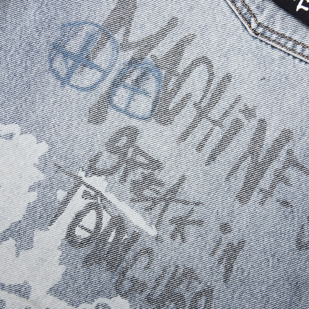 Maxx Short - Rogue Blue Graffiti