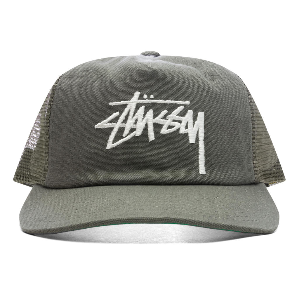Md Big Stock Mesh Cap - Army Green
