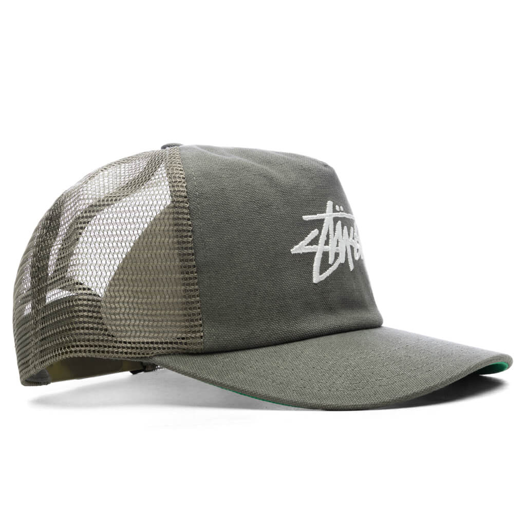 Md Big Stock Mesh Cap - Army Green