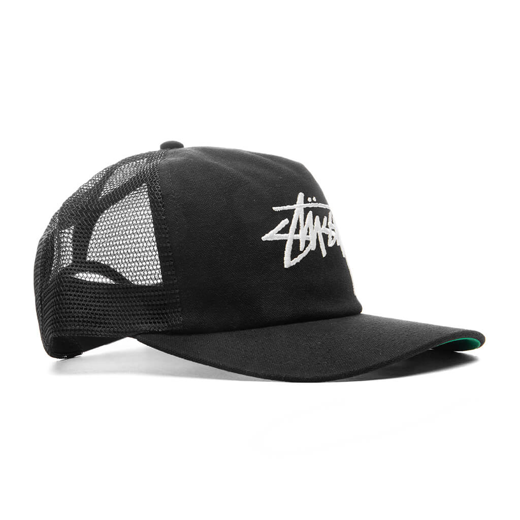Md Big Stock Mesh Cap - Black
