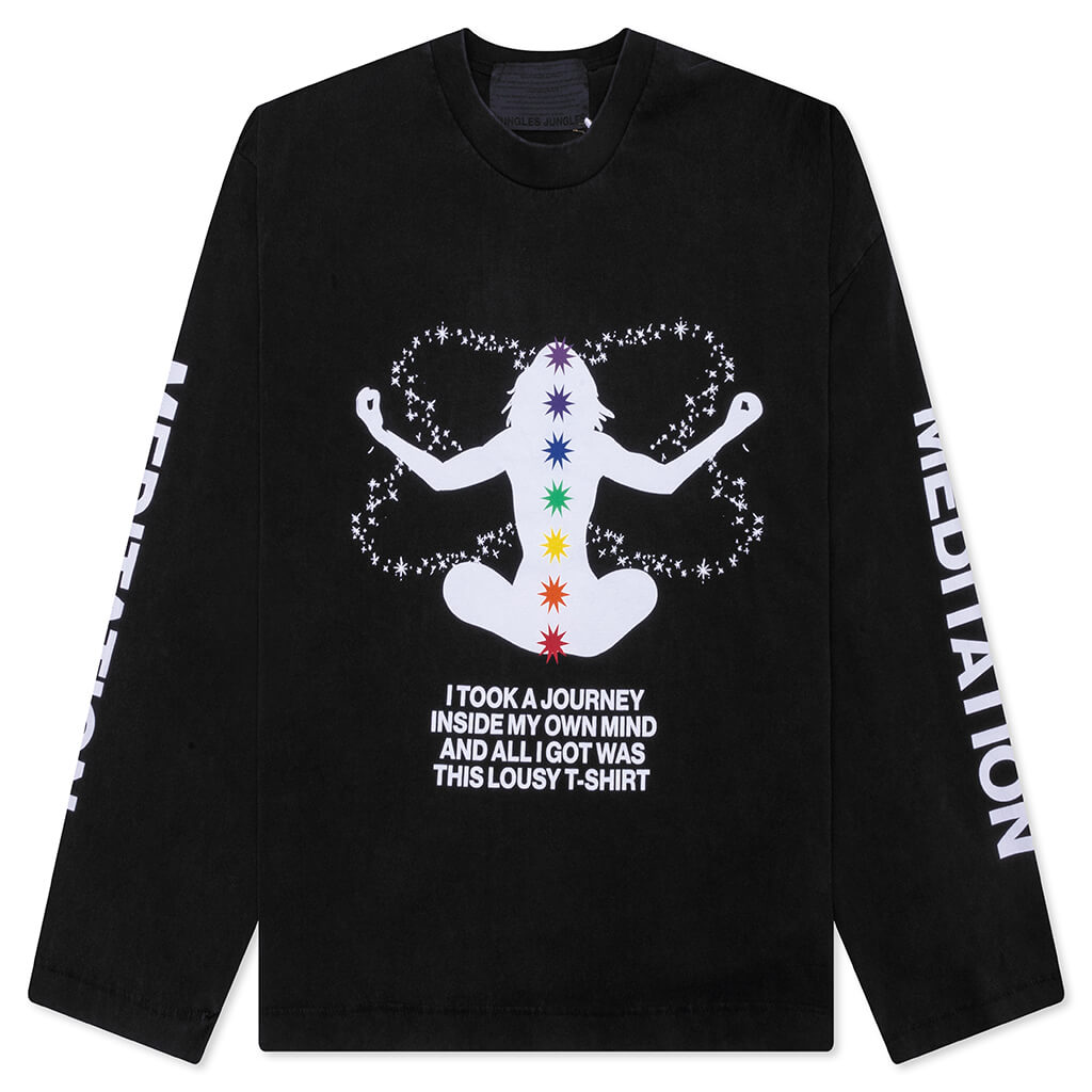 Meditation L/S Tee - Black