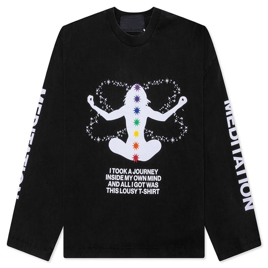 Meditation L/S Tee - Black