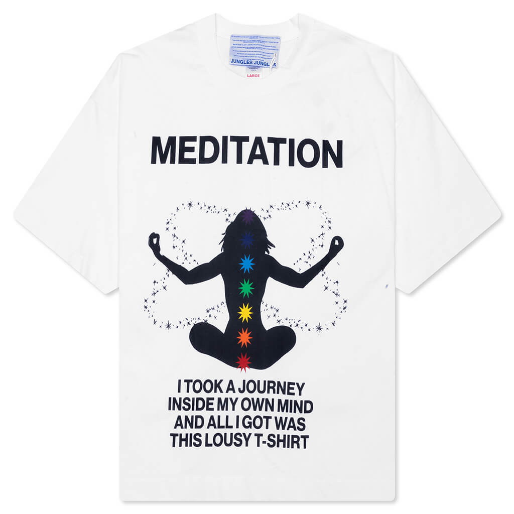 Meditation S/S Tee - White