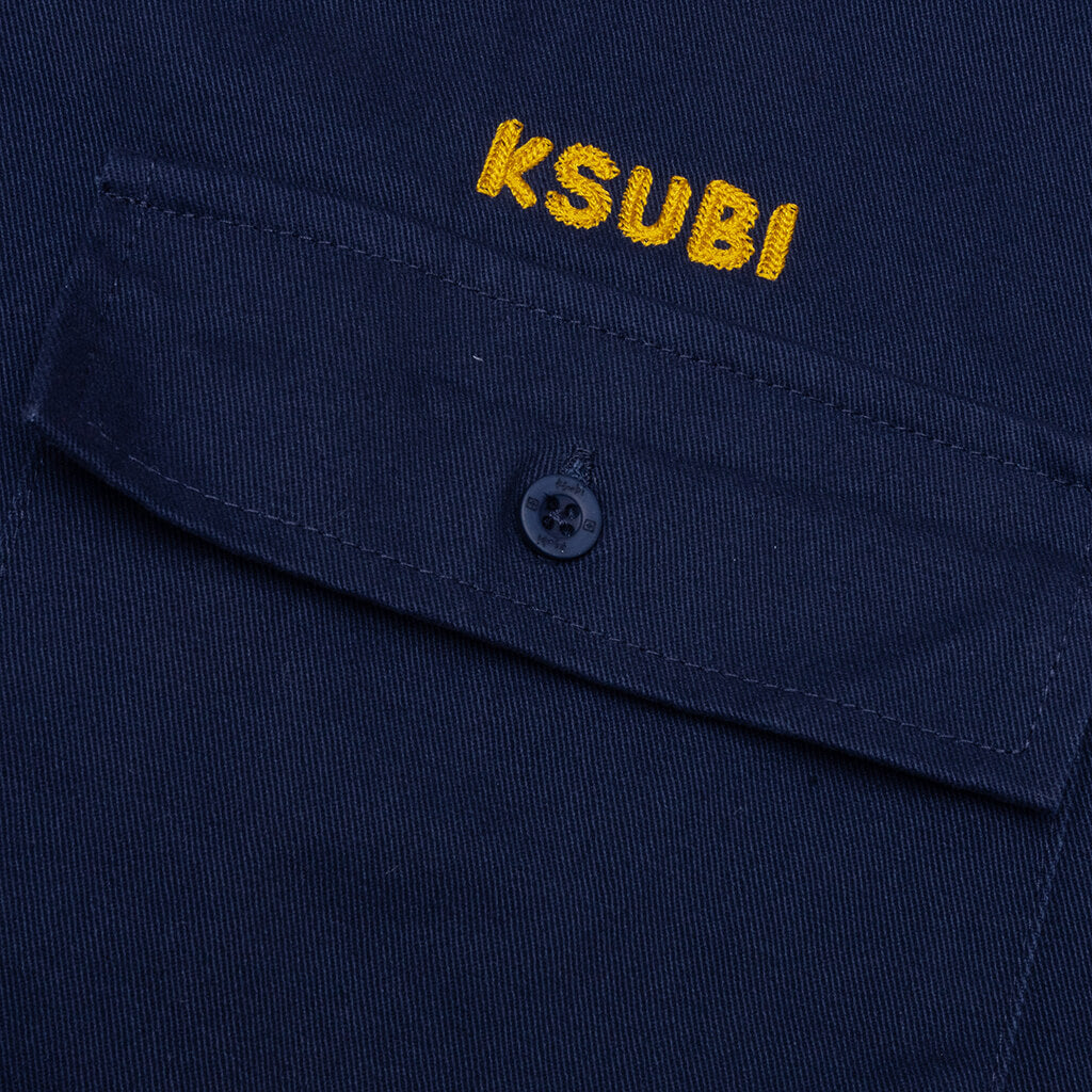 Mekanik Boiler S/S Shirt - Ink Blue
