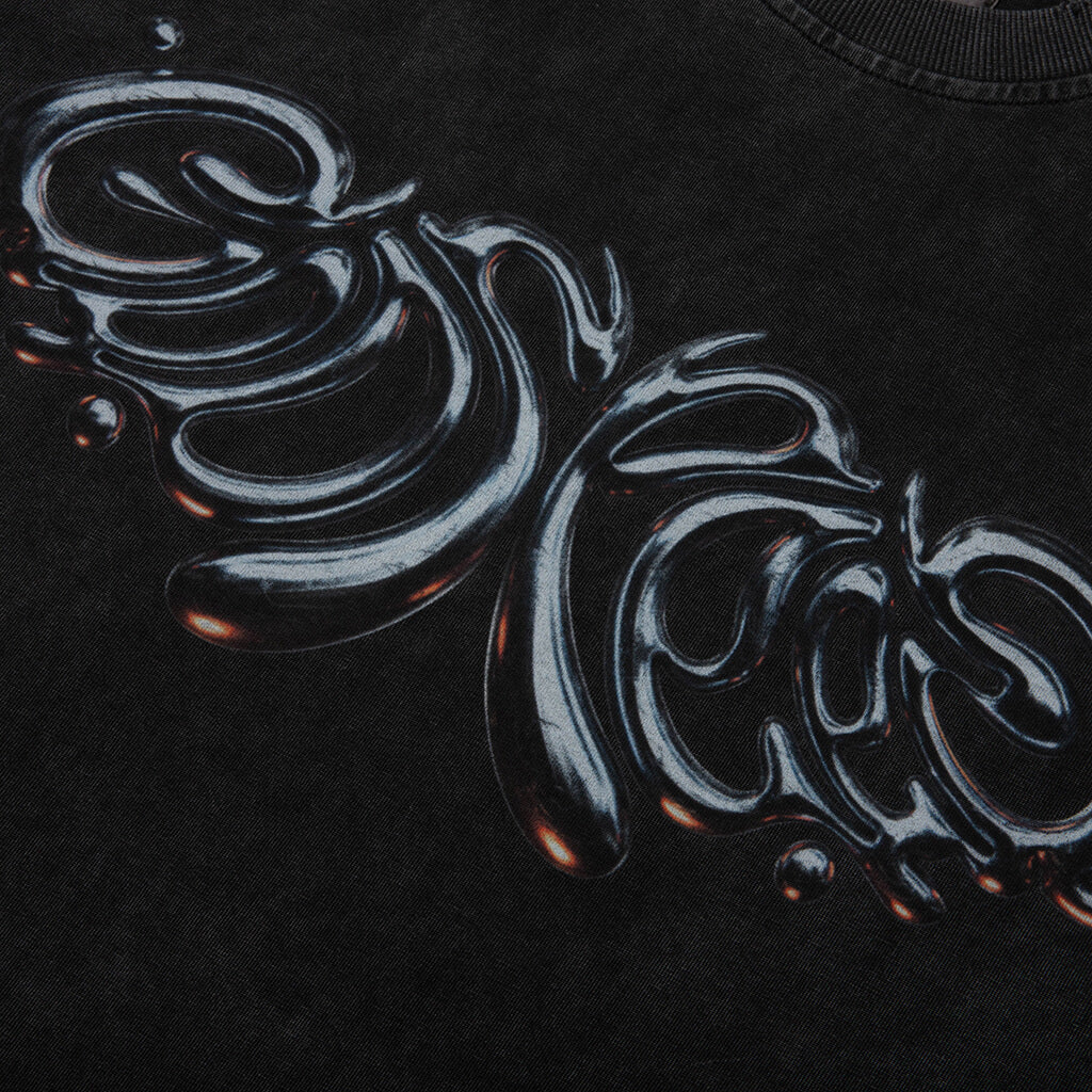 Mercury Logo T-Shirt - Black Wash