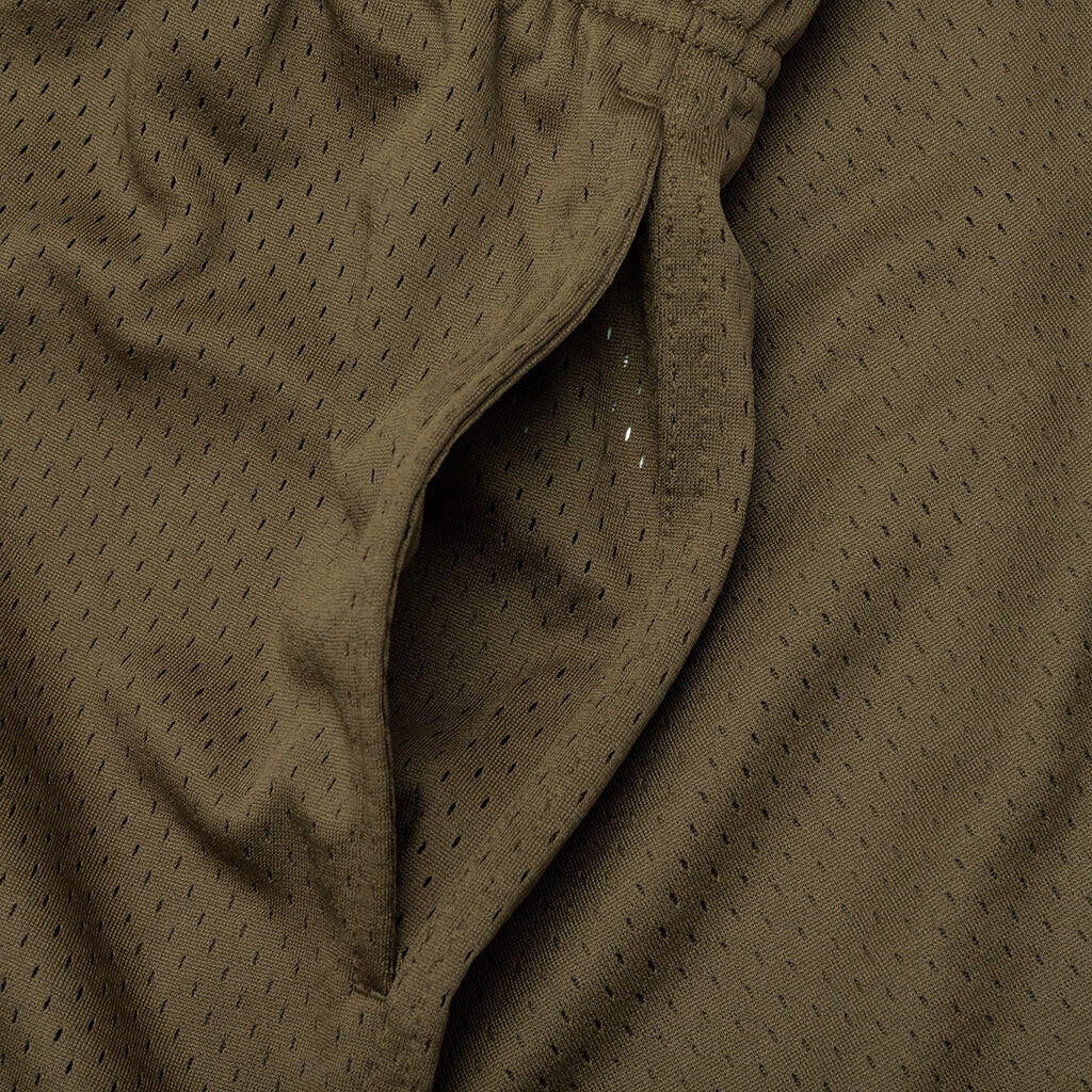 Mesh Basic Shorts - Olive
