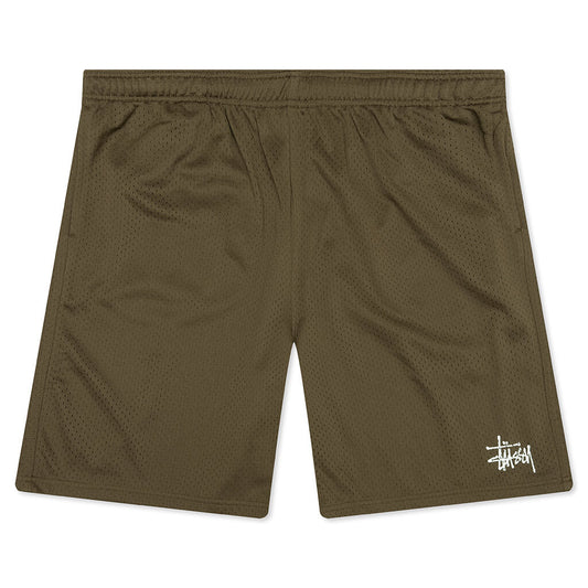 Mesh Basic Shorts - Olive