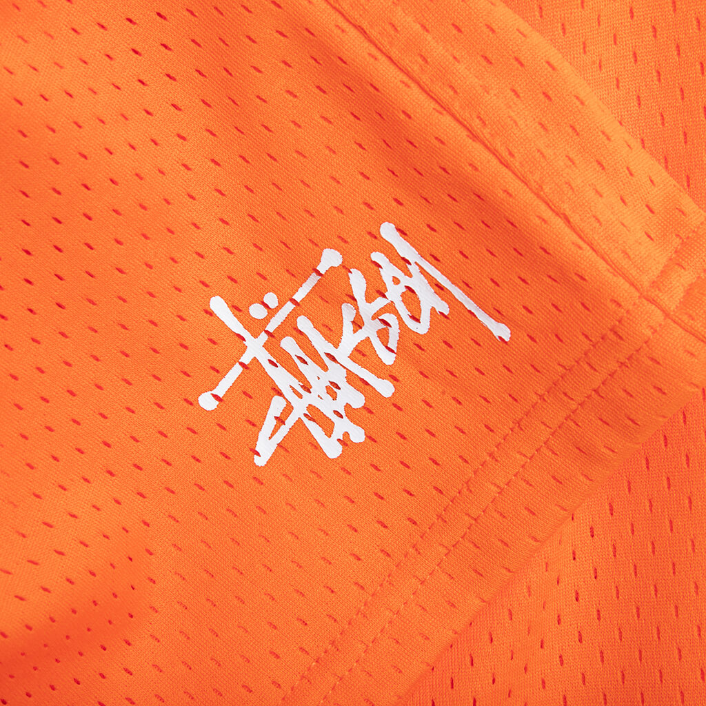Mesh Basic Shorts - Orange