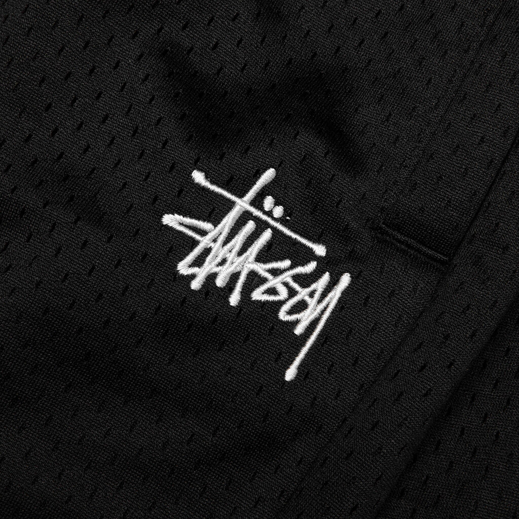 Mesh Track Pant - Black
