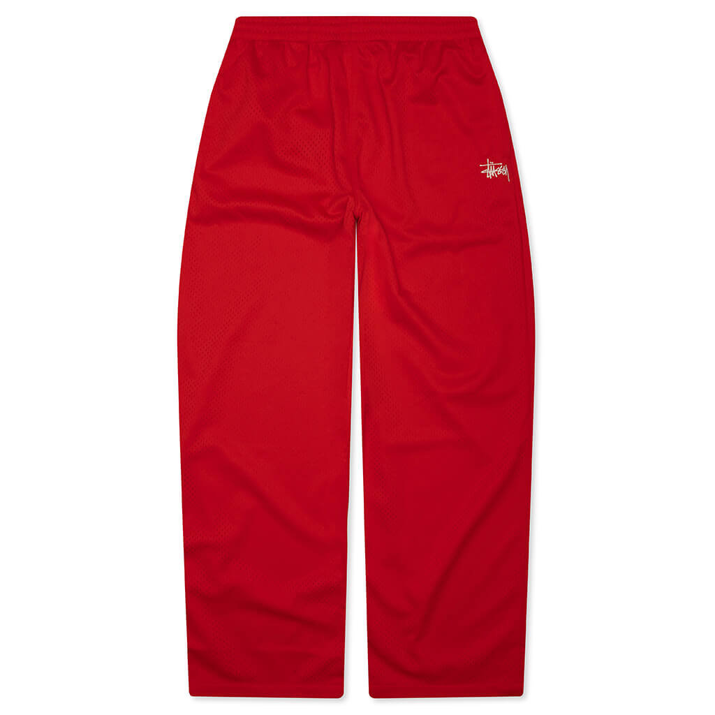 Mesh Track Pant - Red