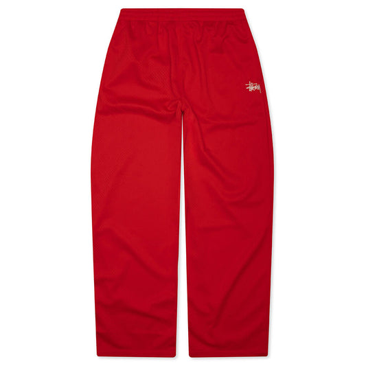 Mesh Track Pant - Red