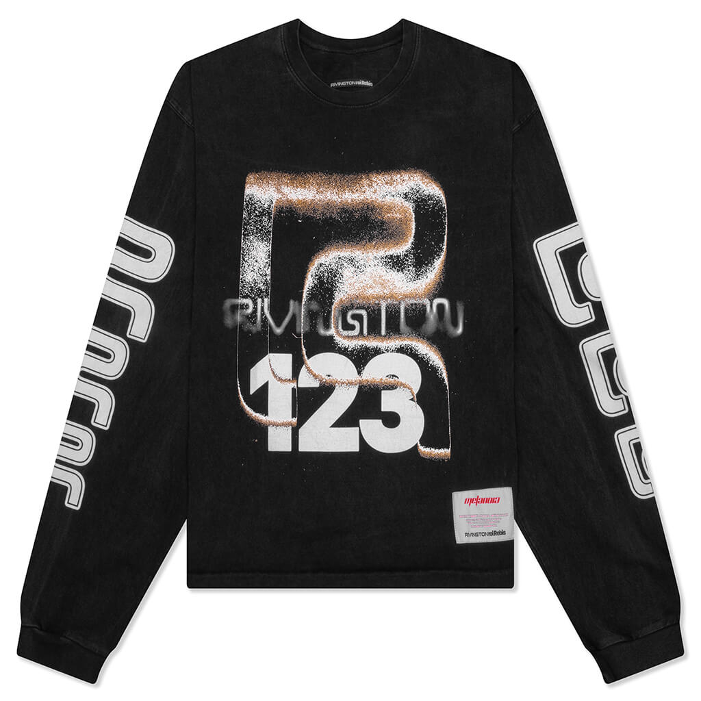Meta Alma CVA L/S Tee - Vintage Black/Rust