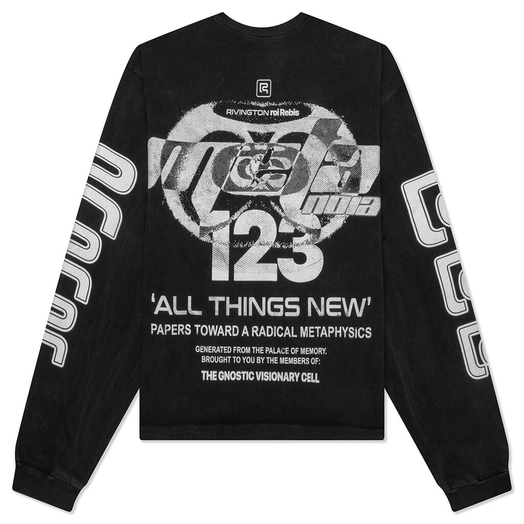 Meta Alma CVA L/S Tee - Vintage Black/Rust