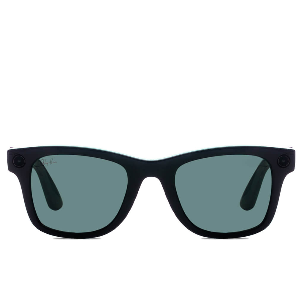 Meta Wayfarer Gen 2 - Shiny Black/G-15 Green