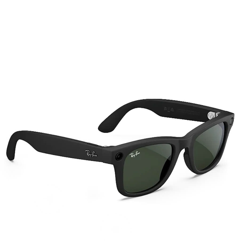 Meta Wayfarer (Large) - Matte Black/Transitions Graphite Green
