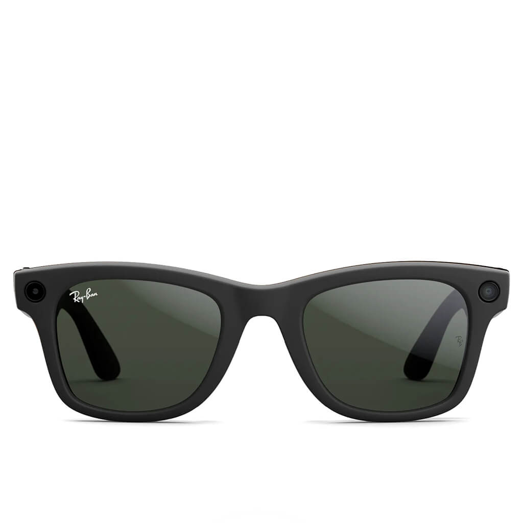 Meta Wayfarer (Large) - Matte Black/Transitions Graphite Green