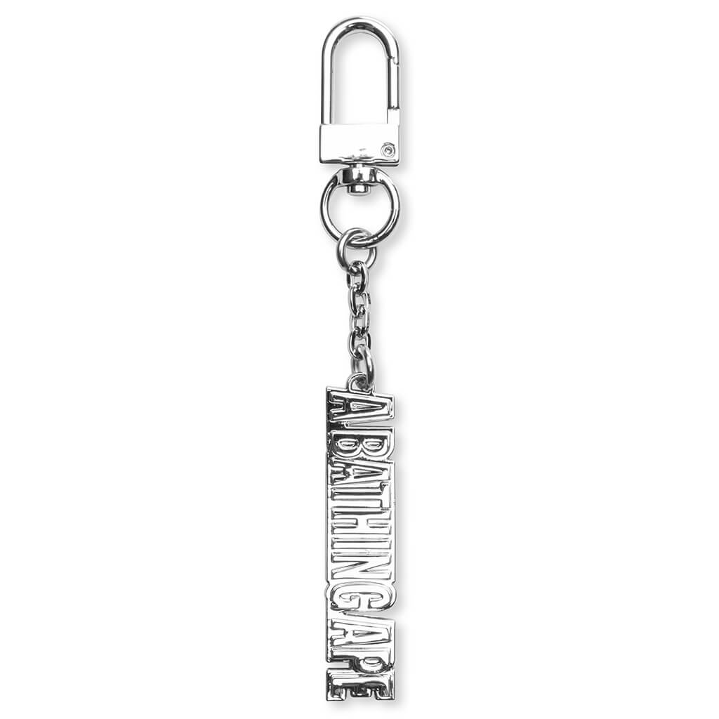 A Bathing Ape Metal Keychain - Silver