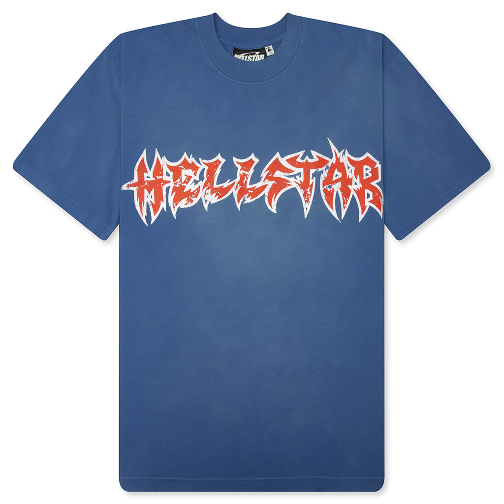 Metal Logo Tee - Blue